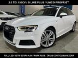 Audi AUDI A3 SPB TDI 150CV Sline "18 S line/FULL LED/ - Audi A3: Limousine, Sline