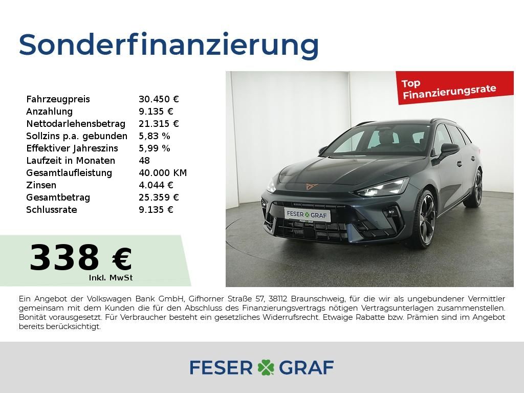 Cupra Leon Sportstourer 2.0 TDI DSG AHK LED ACC Navi