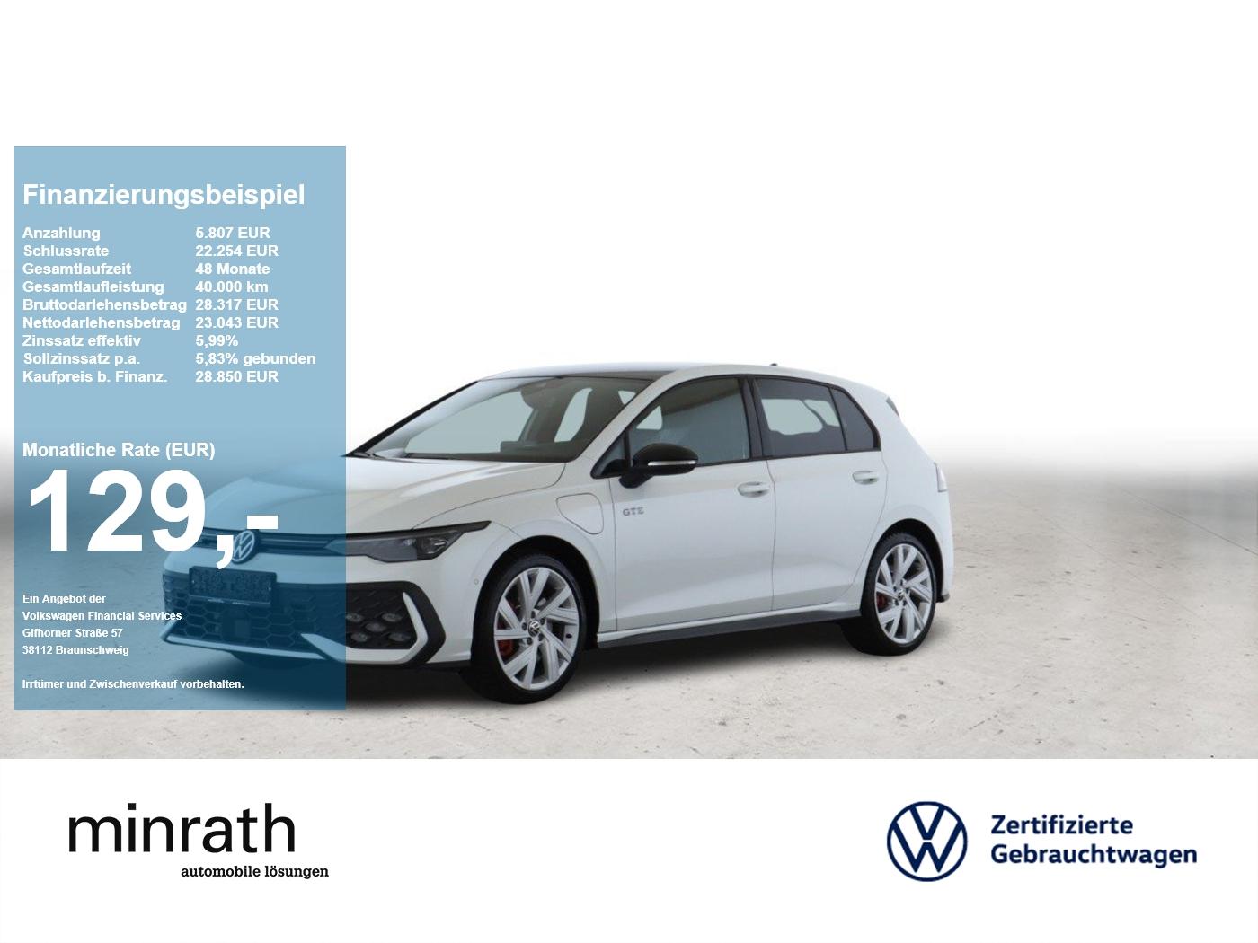 Volkswagen Golf VIII GTE 1.5 eHybrid DSG BLACK+MATRIX+AHK