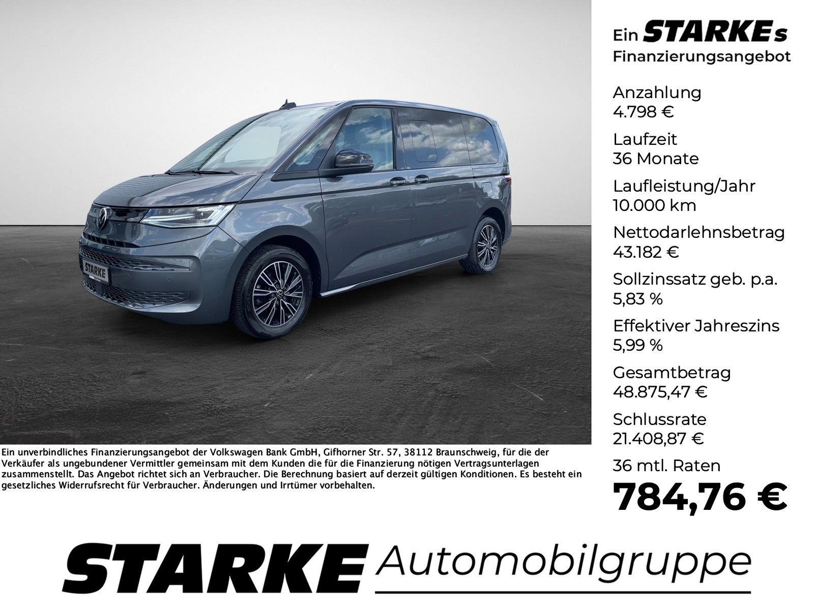 Volkswagen T7 Multivan 2.0 TDI DSG  HeadUp Panodach AHK Sta
