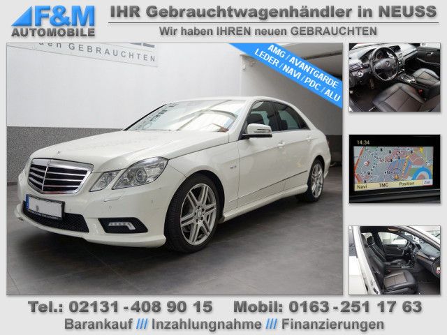 Mercedes-Benz E 220 CDI BE AMG AVANTGARDE Leder Navi Alu PDC