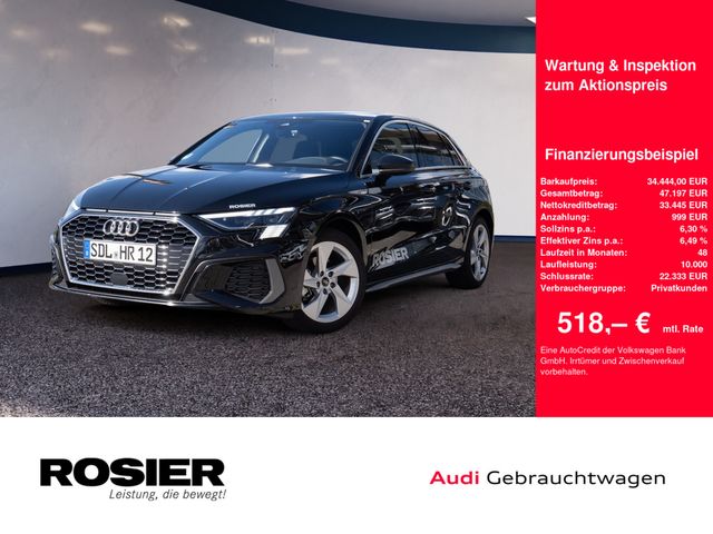 Audi A3 Sportback S line 35 TFSI S tronic ACC NAVI BT