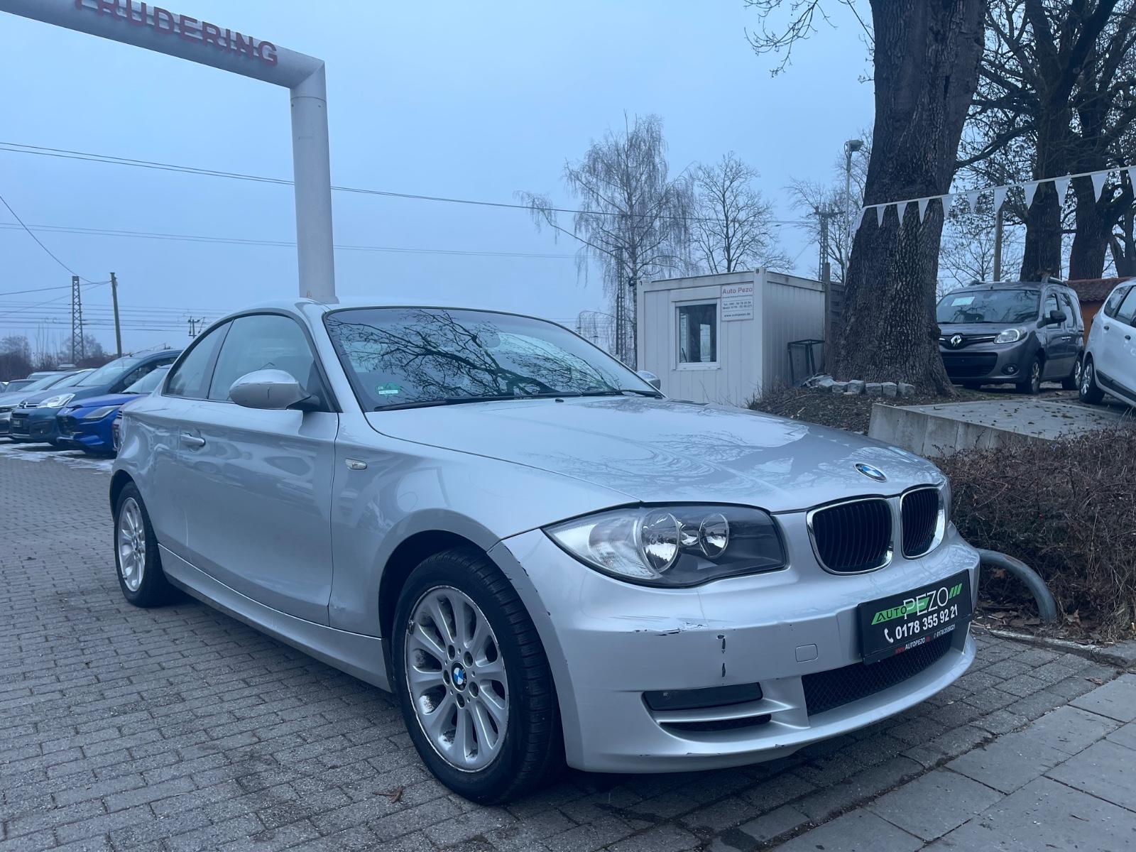 BMW 120 1 Coupe 120d*KLIMA*TÜV NEU*I HAND*WENIG KM*
