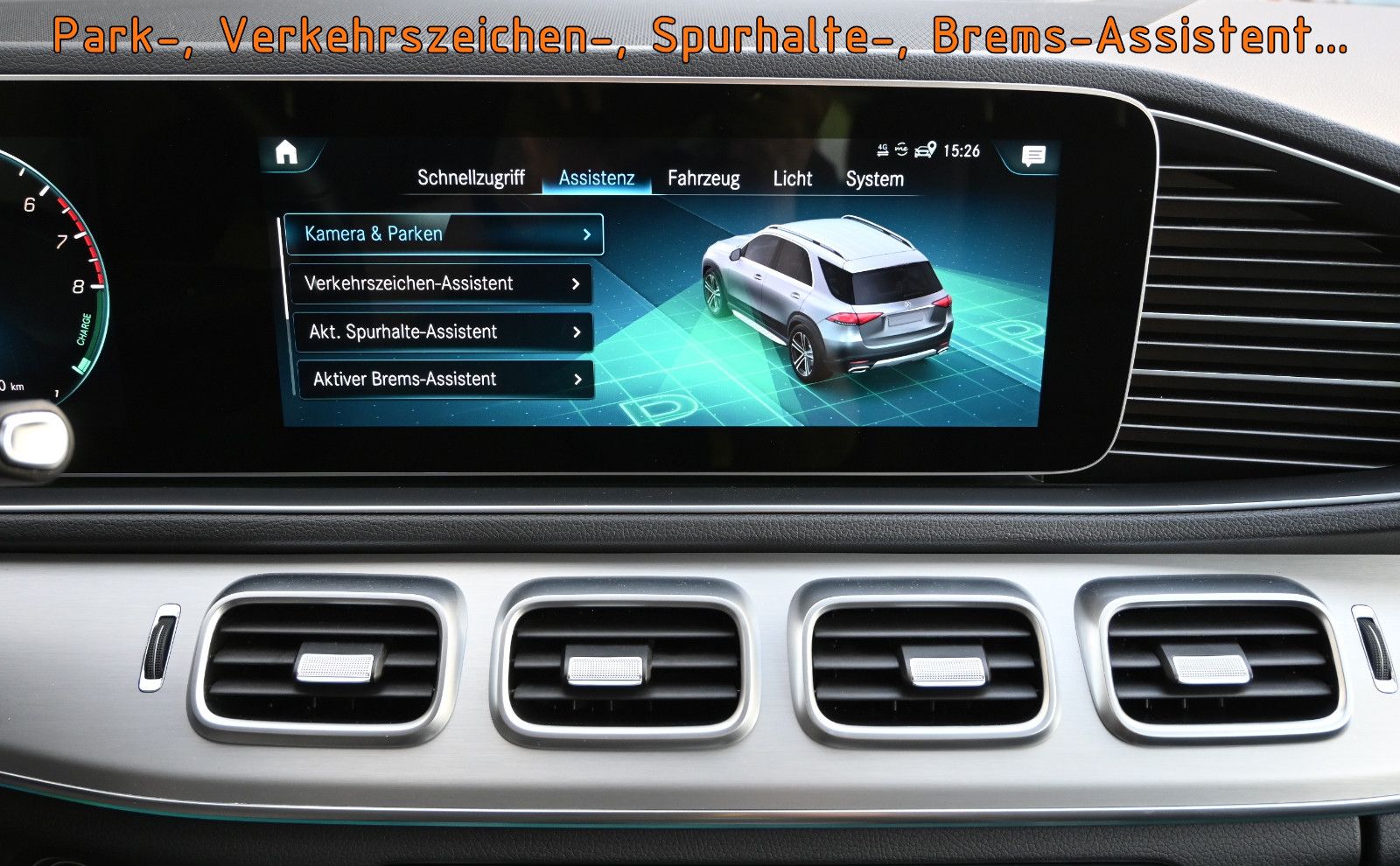 Fahrzeugabbildung Mercedes-Benz GLE 350 e 4M AMG °ACC°AHK°AIRMATIC°360°4-ZONEN