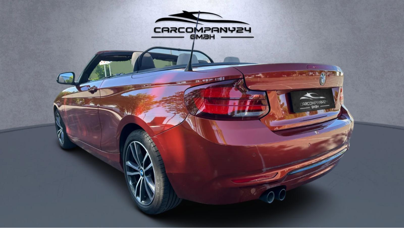 BMW 220i Cabrio Sport Line Aut,Leder,Navi,LCI,LED,SH
