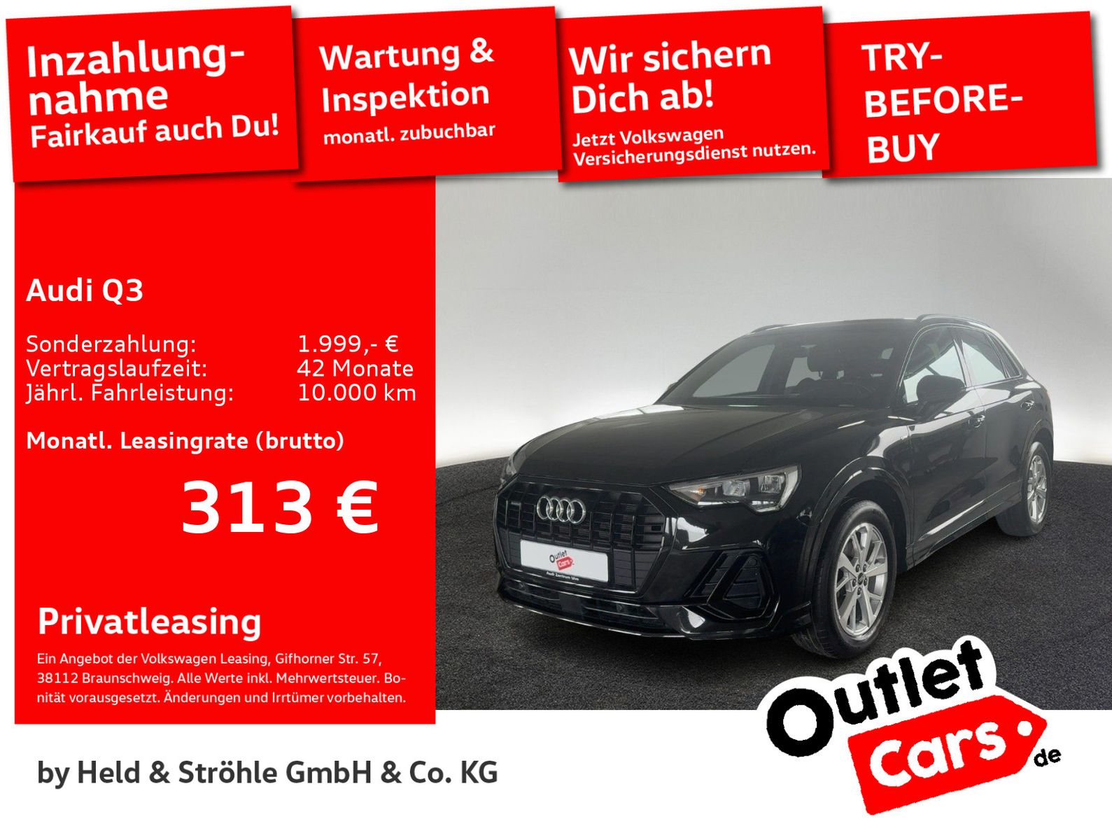 Audi Q3 35 TDI quattro S-Line BLACK KAM NAVI+ SHZ
