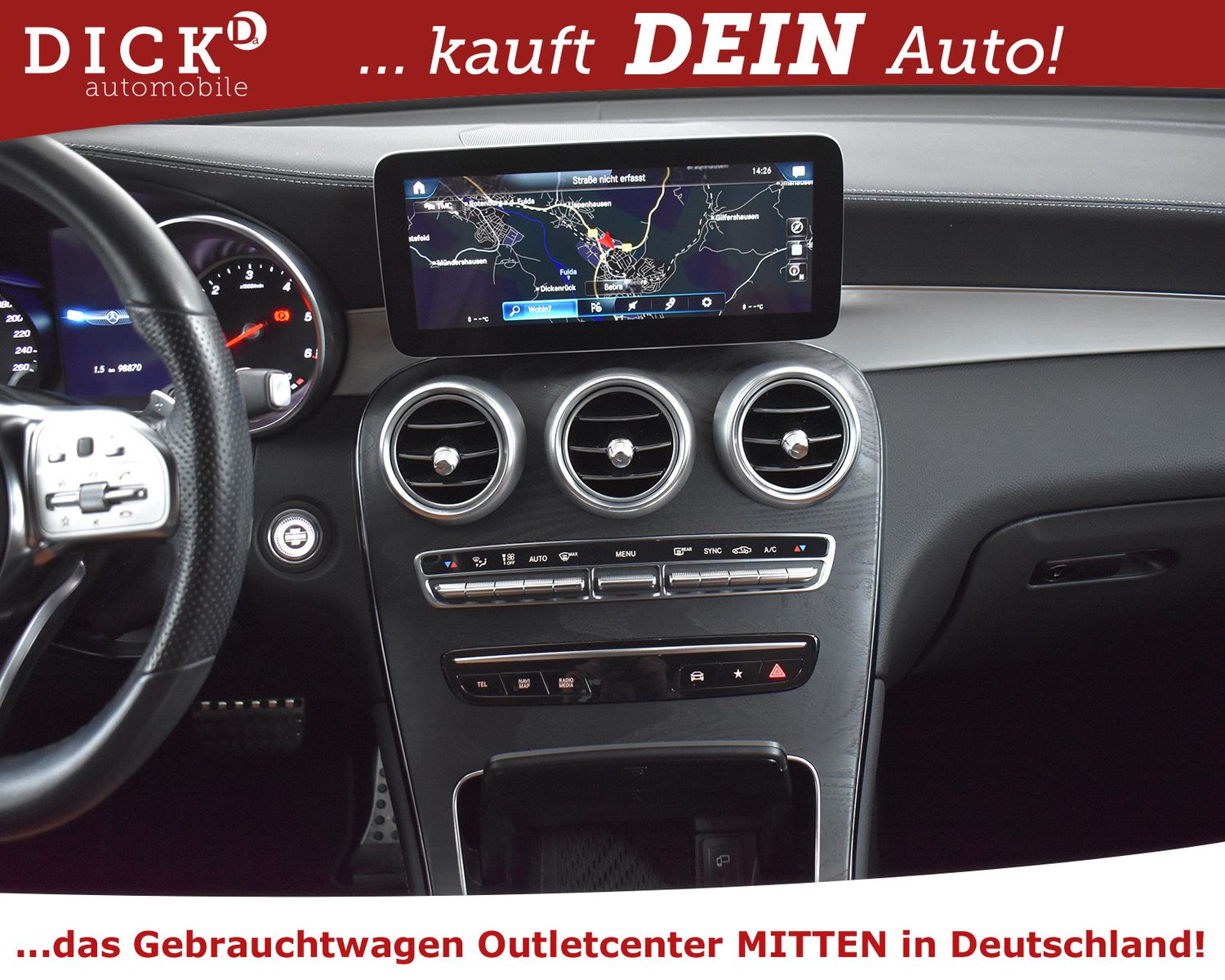 MERCEDES-BENZ GLC220d Coupe 2X AMG Line 4M NAVI+KAMERA+LED+20" - Image 14