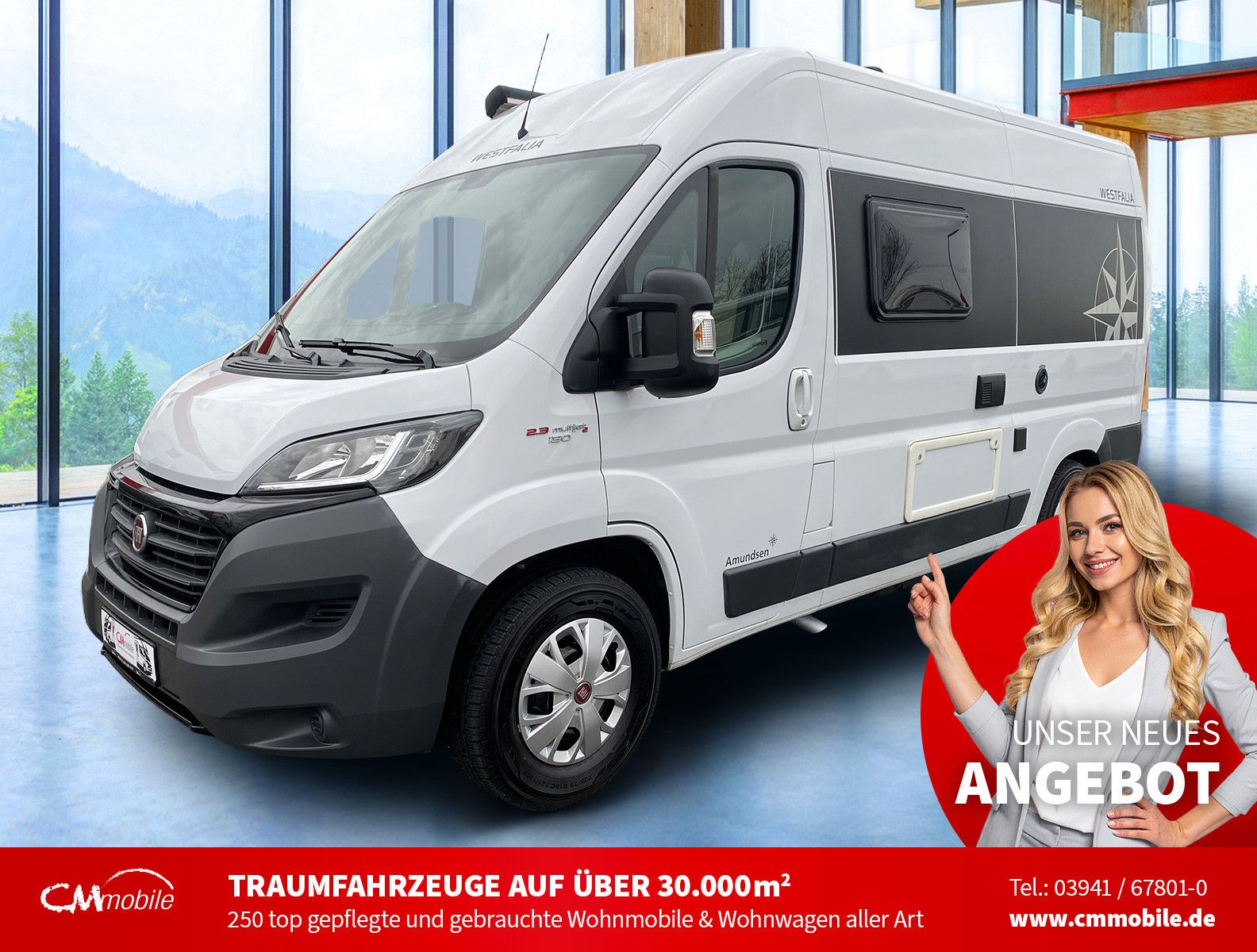 Westfalia
 Amundsen 540 D - 1. Hand - Solar - Truma Combi D
