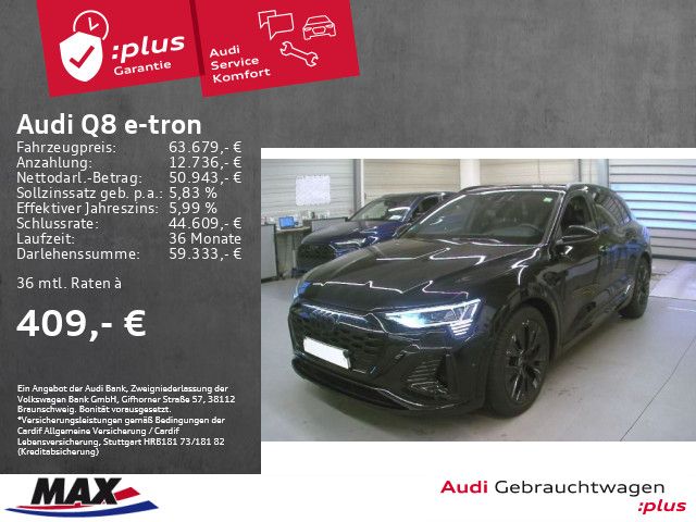 Audi Q8 e-tron 55 QUATT S LINE MATRIX+LUFT+PANO+NAVI+