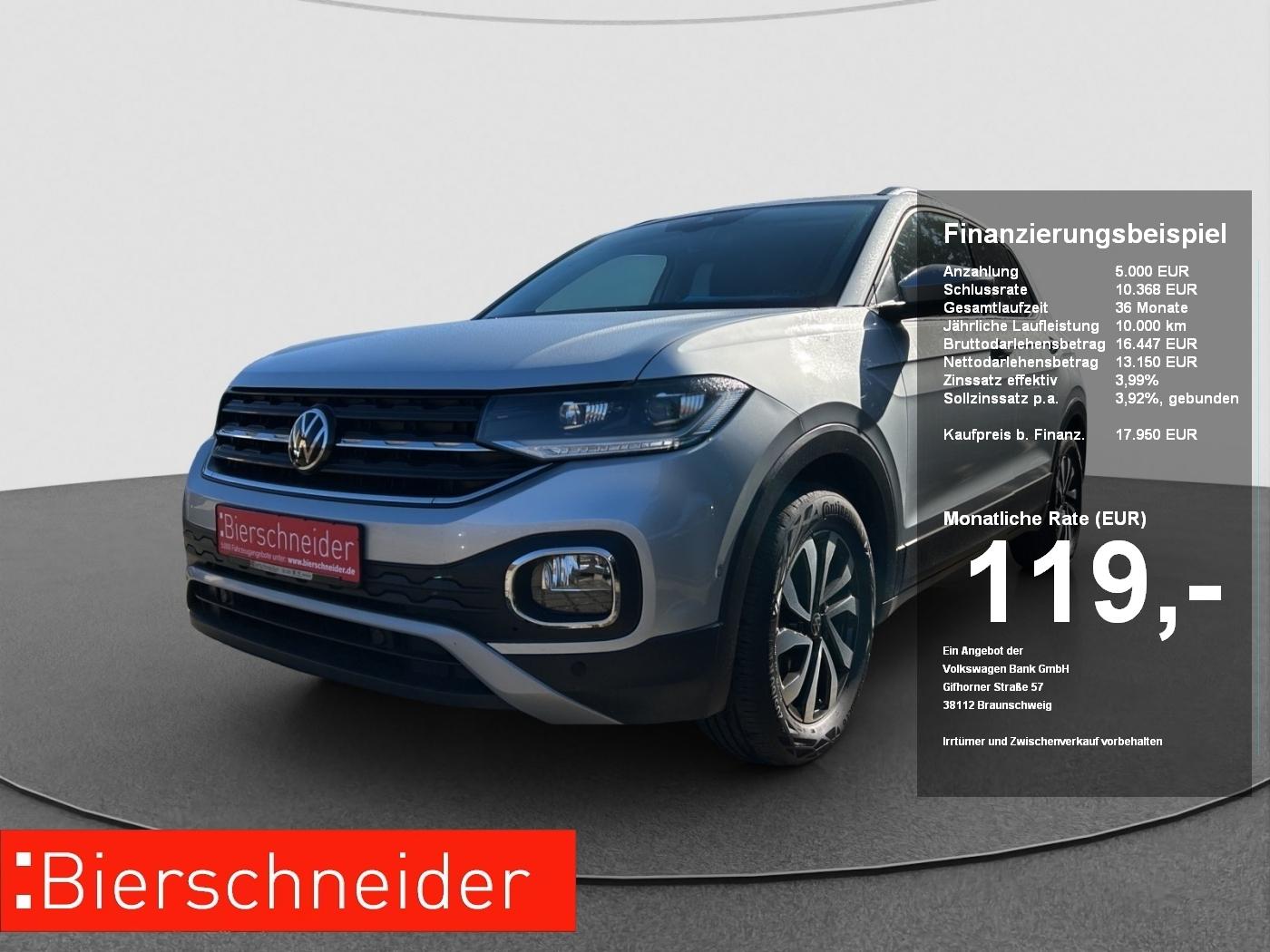 Volkswagen T-Cross 1.0 TSI Active LED NAVI SHZ APP