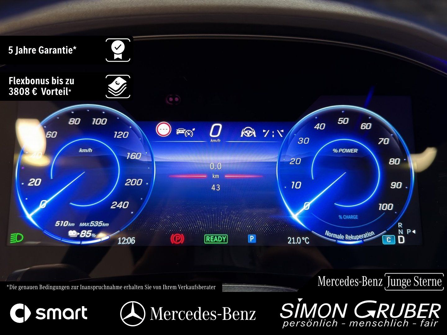 Fahrzeugabbildung Mercedes-Benz EQS 580 4M SUV AMG Premium+ Massage AHK 7 Sitze