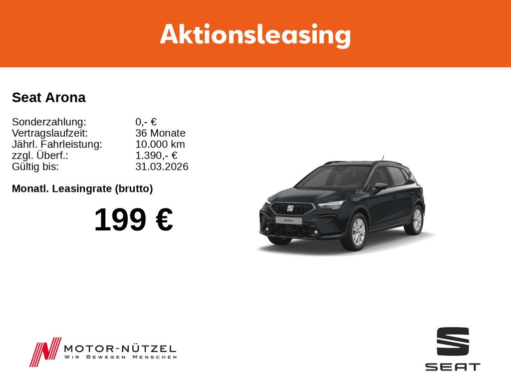 Seat Arona  1.0 TSI 110 kW (116 PS) FR *BESTELLAKTION