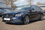 Mercedes-Benz CLA 220 4Matic SB AMG-LINE|EXKLUSIVE-PAKET|NIGHT - mit Benzin-Antrieb: Blau, Scheckheftgepflegt, Kombi