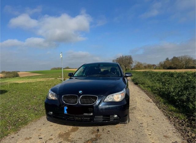 BMW 525D E60 KOMPLETT SCHECKHEFTGEPFLEGT