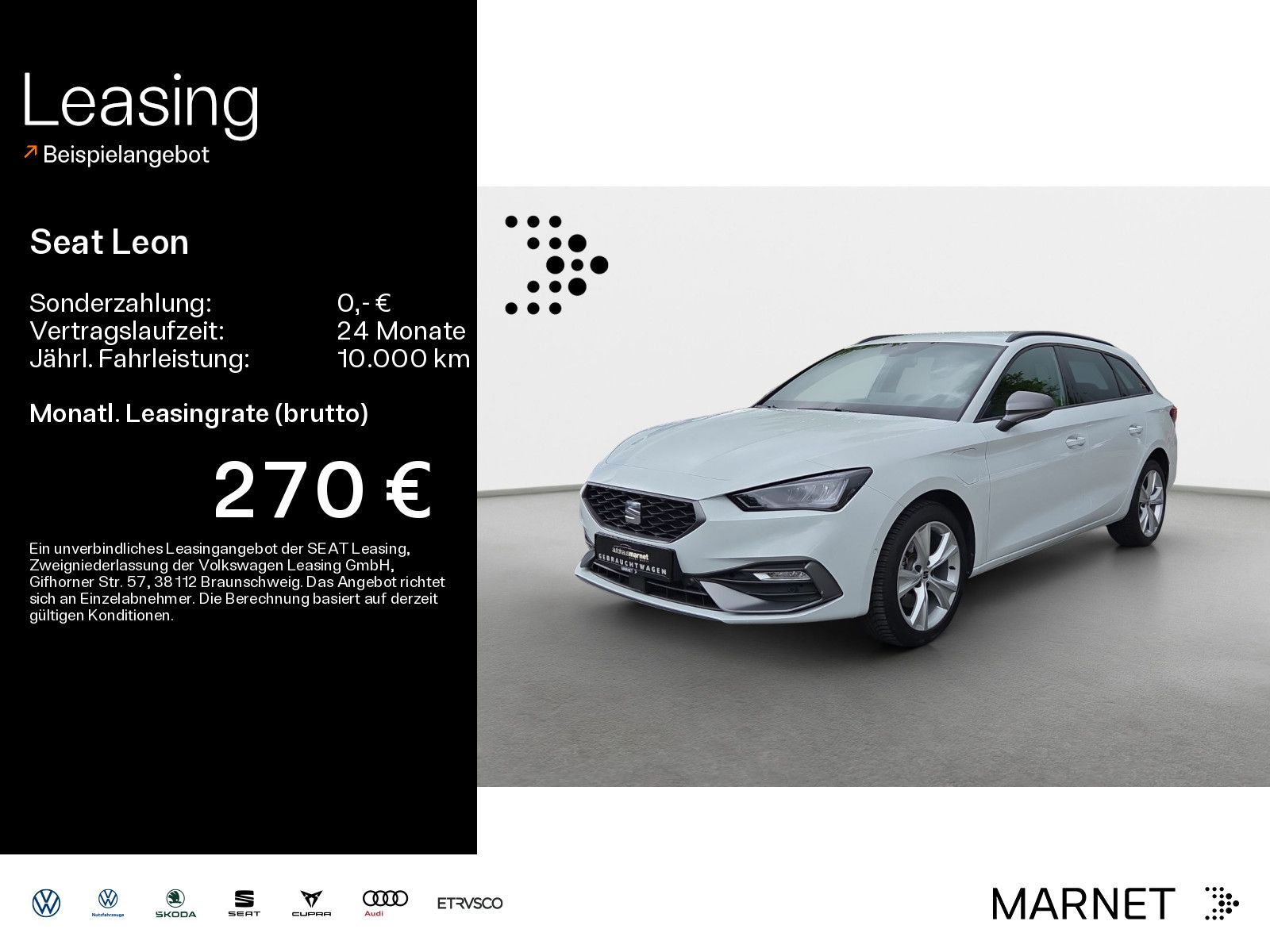 Seat Leon Sportstourer FR 1.5 e-HYBRID DSG* Navi*Kame