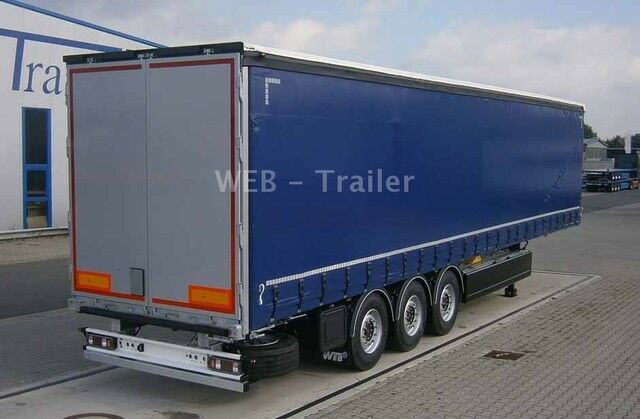 Web-Trailer 3-Achs Curtainsider mit Aufbauzertifikat XL