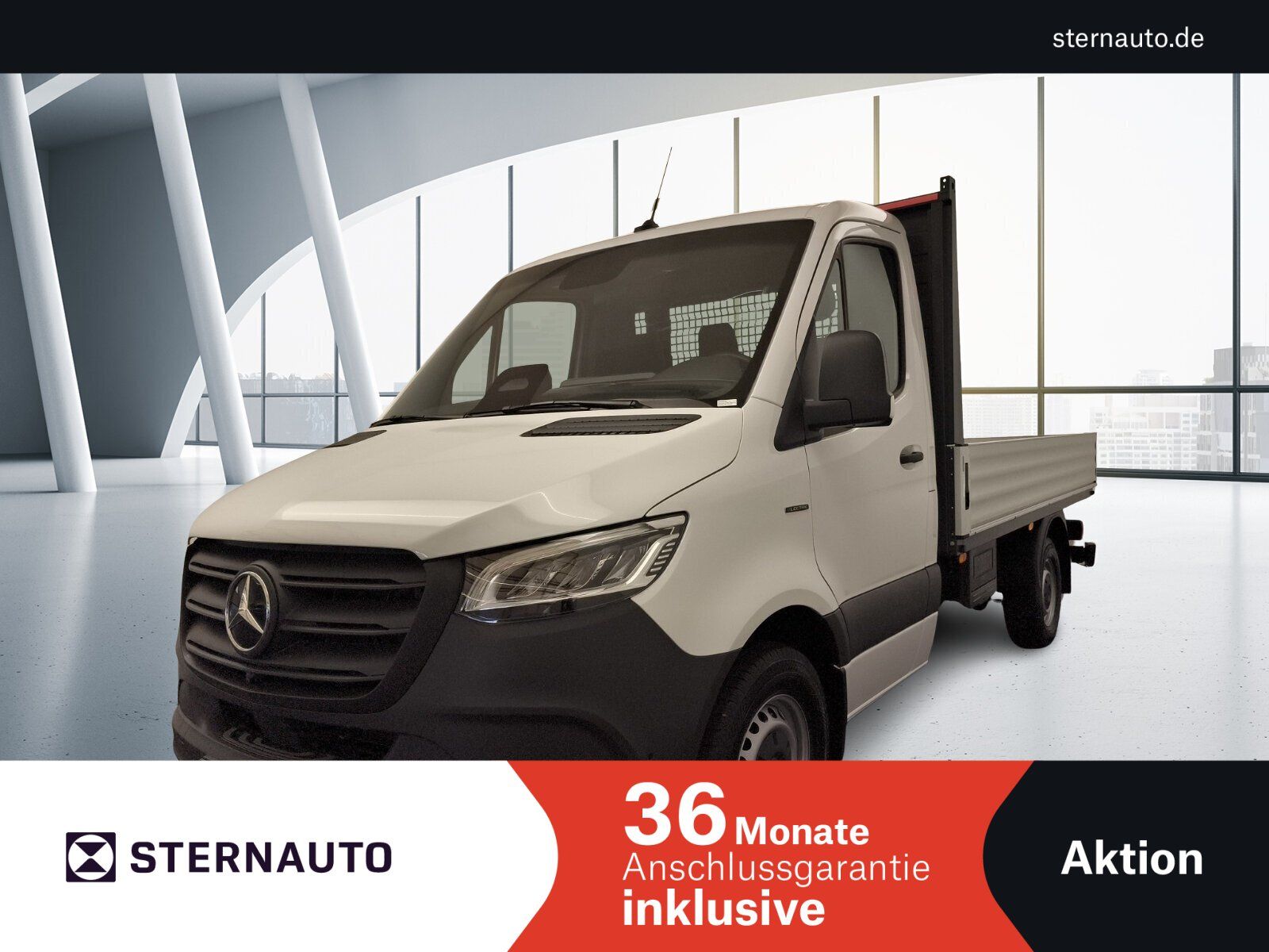 Mercedes-Benz eSprinter 320 Pritsche Sel. Nav Kli. KAM LED AHK