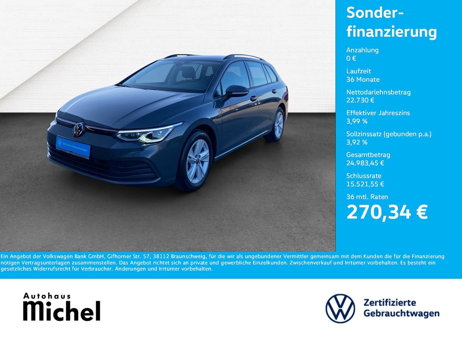 Volkswagen Golf 8 Variant eTSI DSG Life LED-Plus Navi Trave