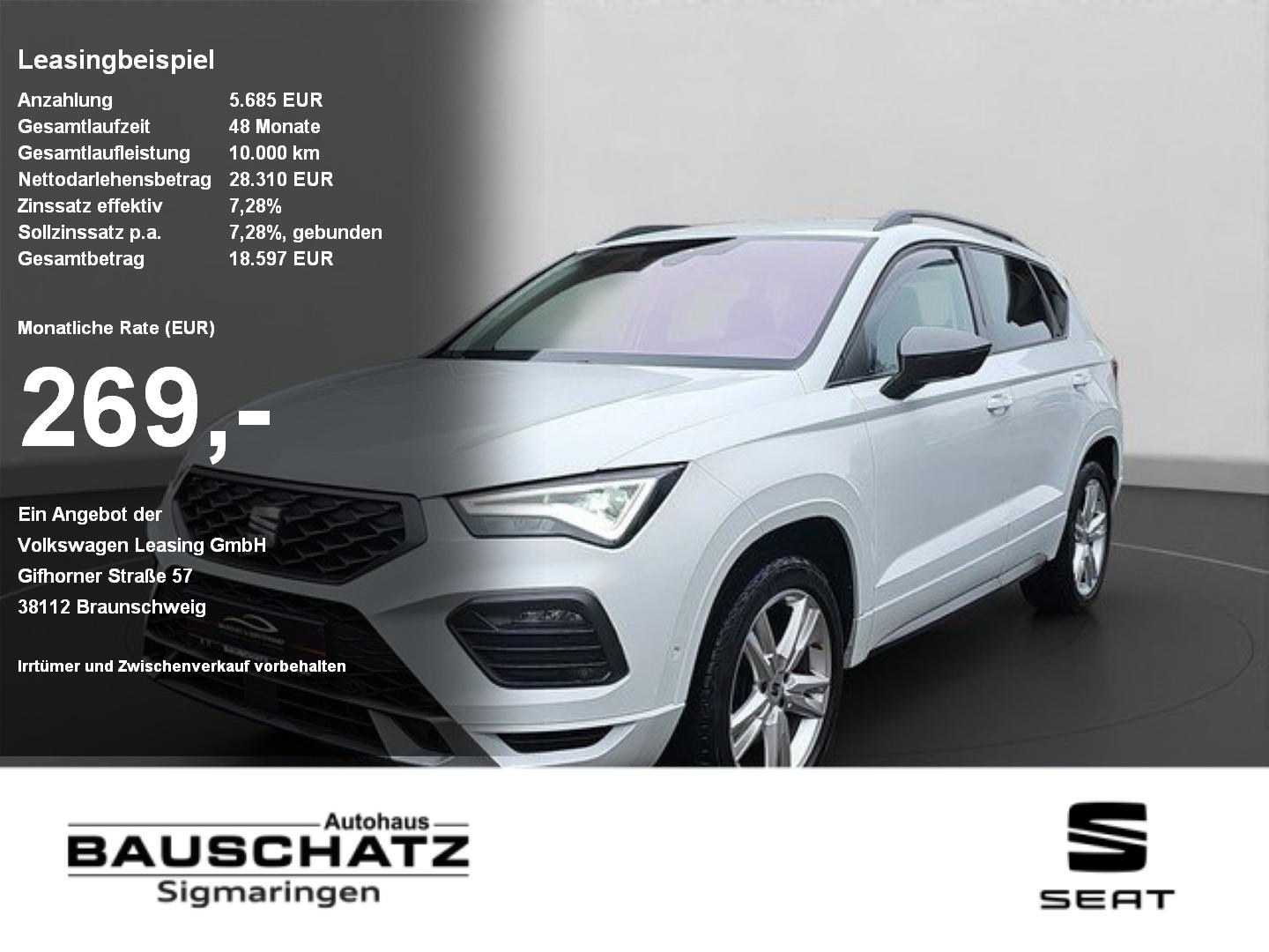 Seat Ateca 2.0 TDI DSG FR AHK*STHZ*LED*SZH*ACC*RFK AH