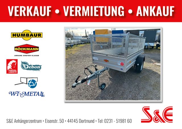 Böckmann TL-AL 2513/135 1350 kg PKW Anhänger Stahlgitter