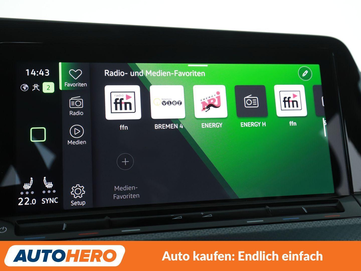 Volkswagen Golf VIII 1.0 TSI Active Aut.*NAV*ACC*PDC*SHZ*, миниатюра 21