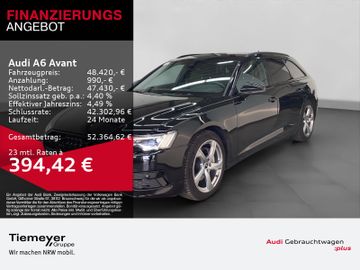 Audi Leasingangebot: Audi A6 Avant 45 TDI Q ADVANCED LM19 LEDER AHK KAMERA