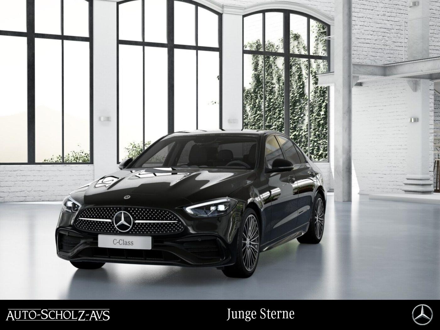 Mercedes-Benz C 180 AMG Night*LenkradHz*Memory*360°*AmbiLight*