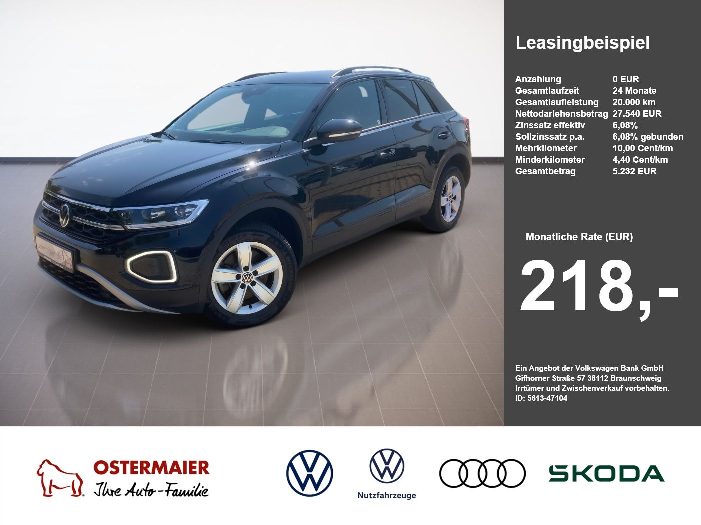 Volkswagen T-Roc STYLE BLACK 2.0TDI 150PS DSG NP.49T ACC.5J