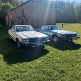 Mercedes-Benz Mercedes 450 SL R/W 107  2x  USA - Mercedes-Benz W107 SL