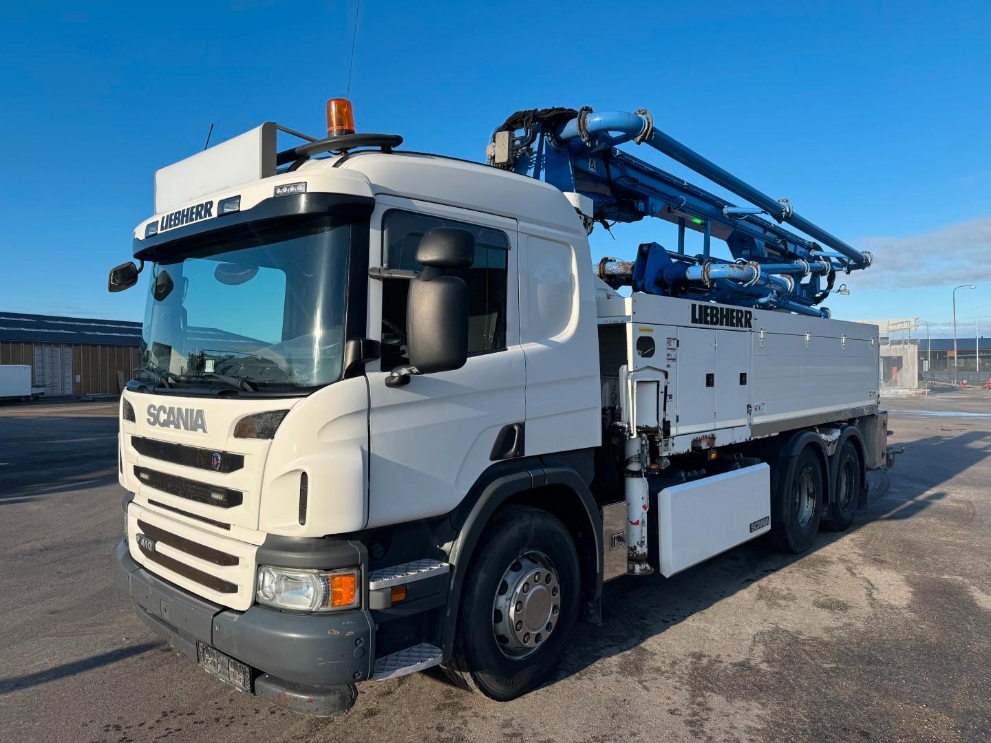 Scania P410 6x4 Liebherr THP 140 H 24 M4XH Concretepump
