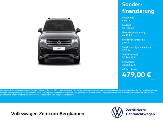 Volkswagen Tiguan 2.0 R-LINE 4X4 LEDER STANDHZ PANO AHK 20Z