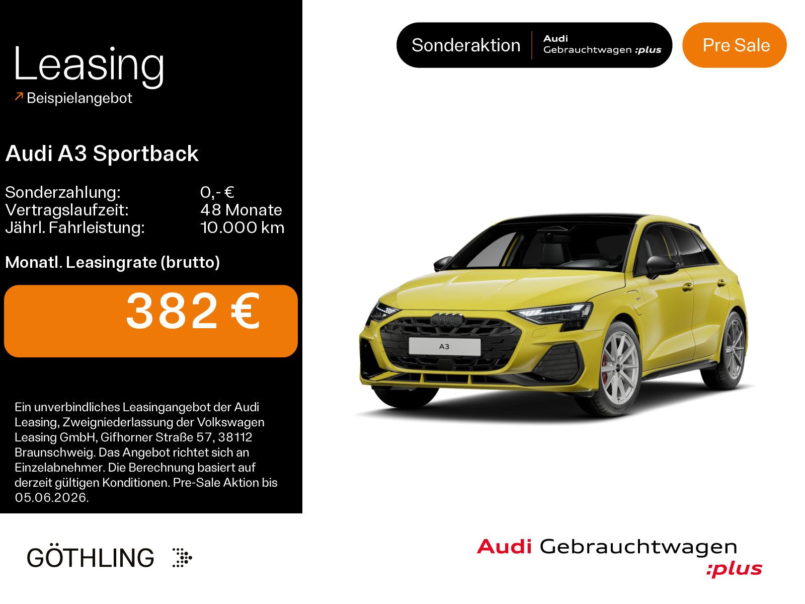 Audi A3 Sportback 45 TFSIe 2x S line S tro*Pano*Matri