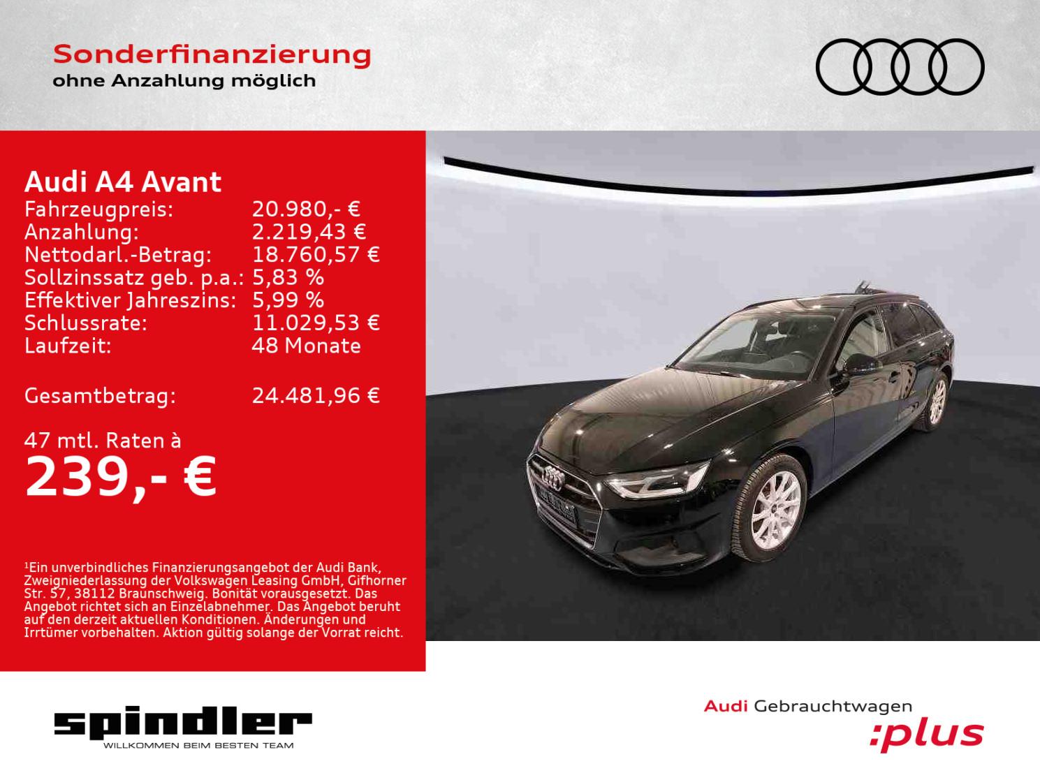 Audi A4 Avant 35 TFSI S-tronic / MMI-Navi+, CarPlay