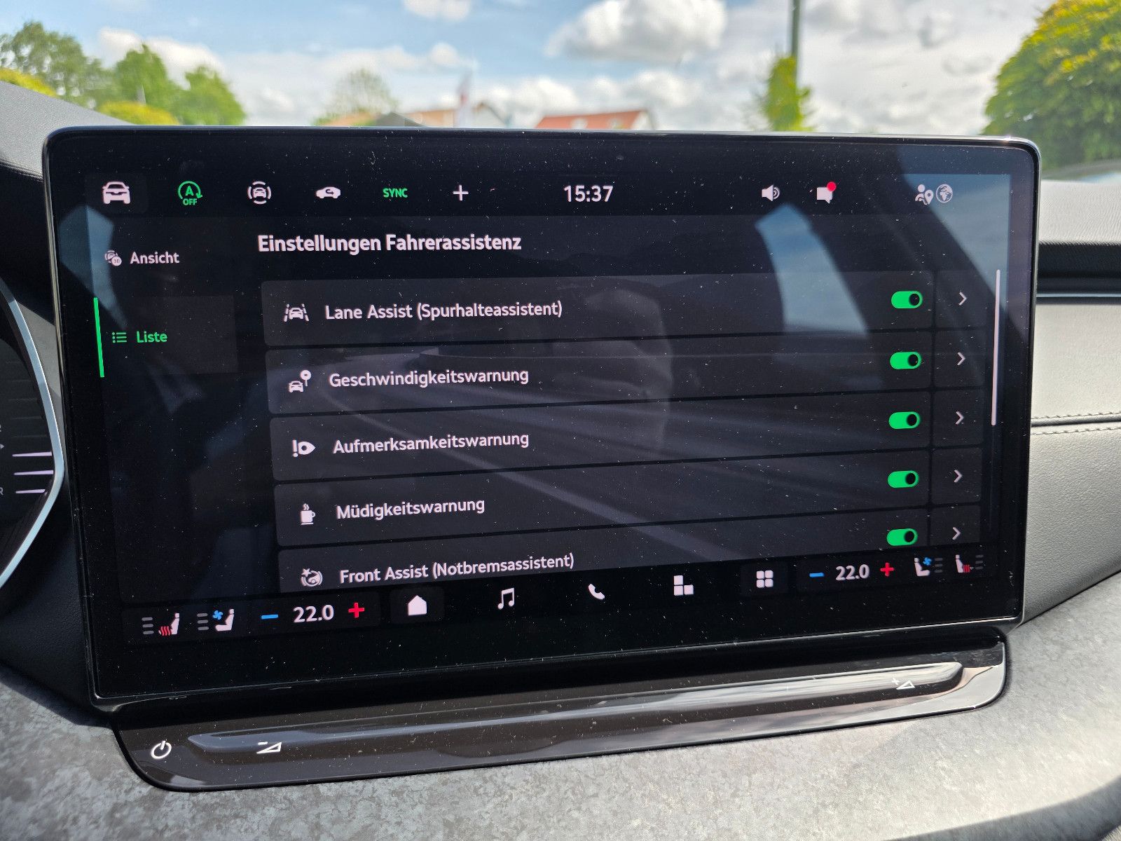 Skoda Octavia 2.0TDI AHK ACC VZE HUD Memory Sitzbelüft foto 15