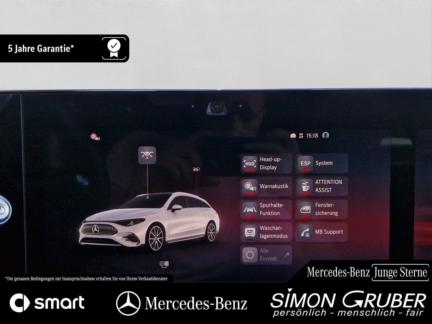 Fahrzeugabbildung Mercedes-Benz CLA 250+ SB AMG+ Superscreen Burm Driveass AHK