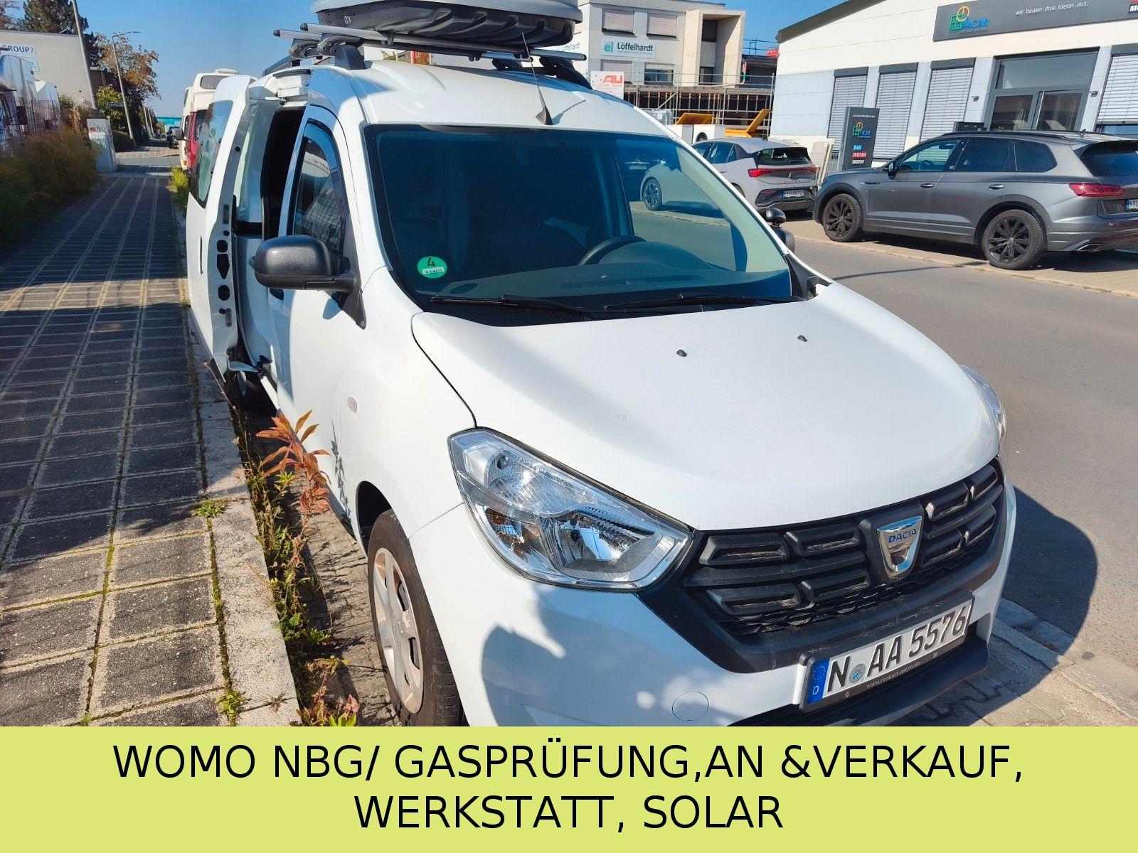 Dacia Dokker/1.Hd/Klima/Tempomat/Gr üne Plk/2,Schiebet ür