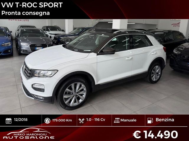 VW VW T-roc 1.0 116 SPORT TETTO APRIBILE FINANZIABI