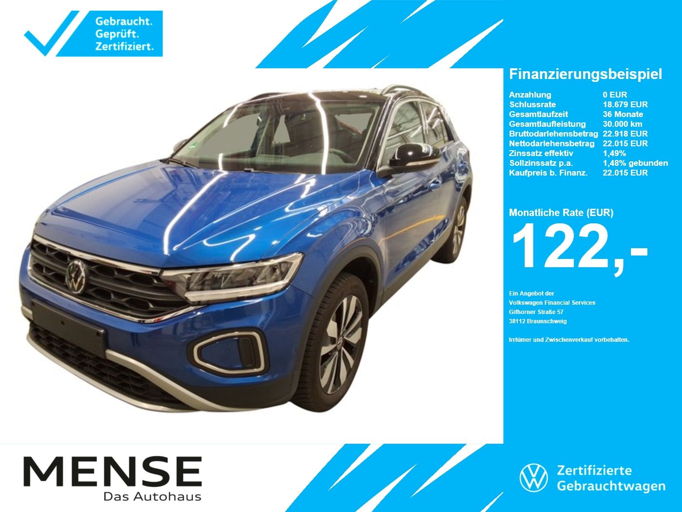 Volkswagen T-Roc 1.0TSI Life Goal CarPlay Standhzg ACC LED