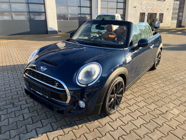 MINI Cooper S Cabrio Leder Raute Braun 37TKM NAVI LED