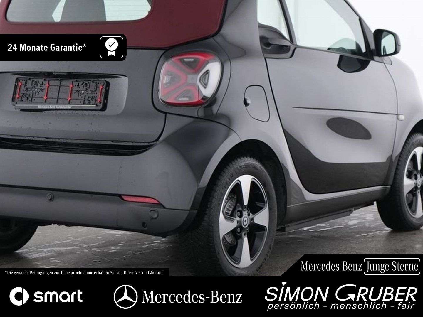 Fahrzeugabbildung Smart fortwo EQ Cabrio Exclusive Winter VollLED Kamera