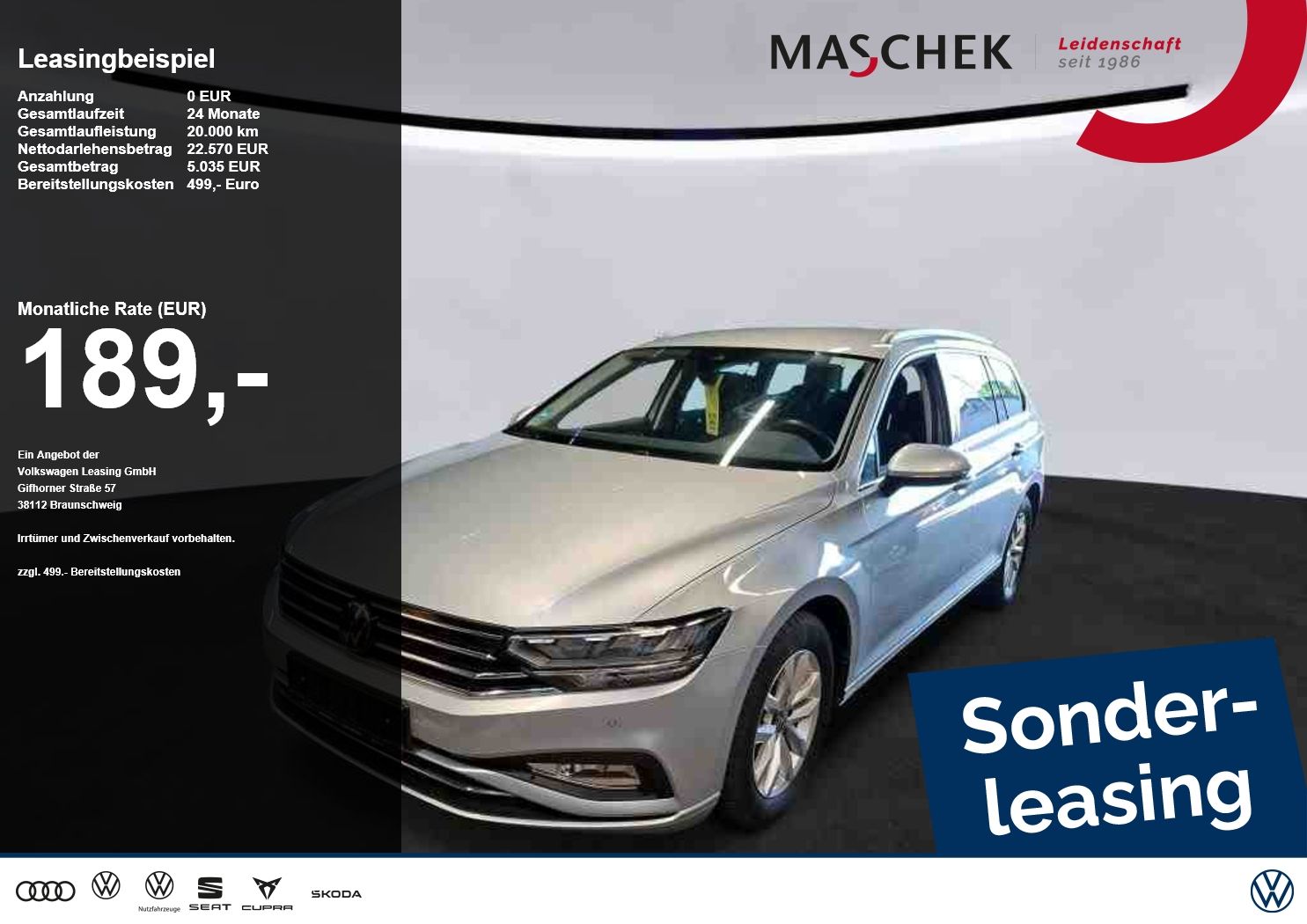 Volkswagen Passat Variant *Sonderleasing* 1.5 TSI DSG Navi