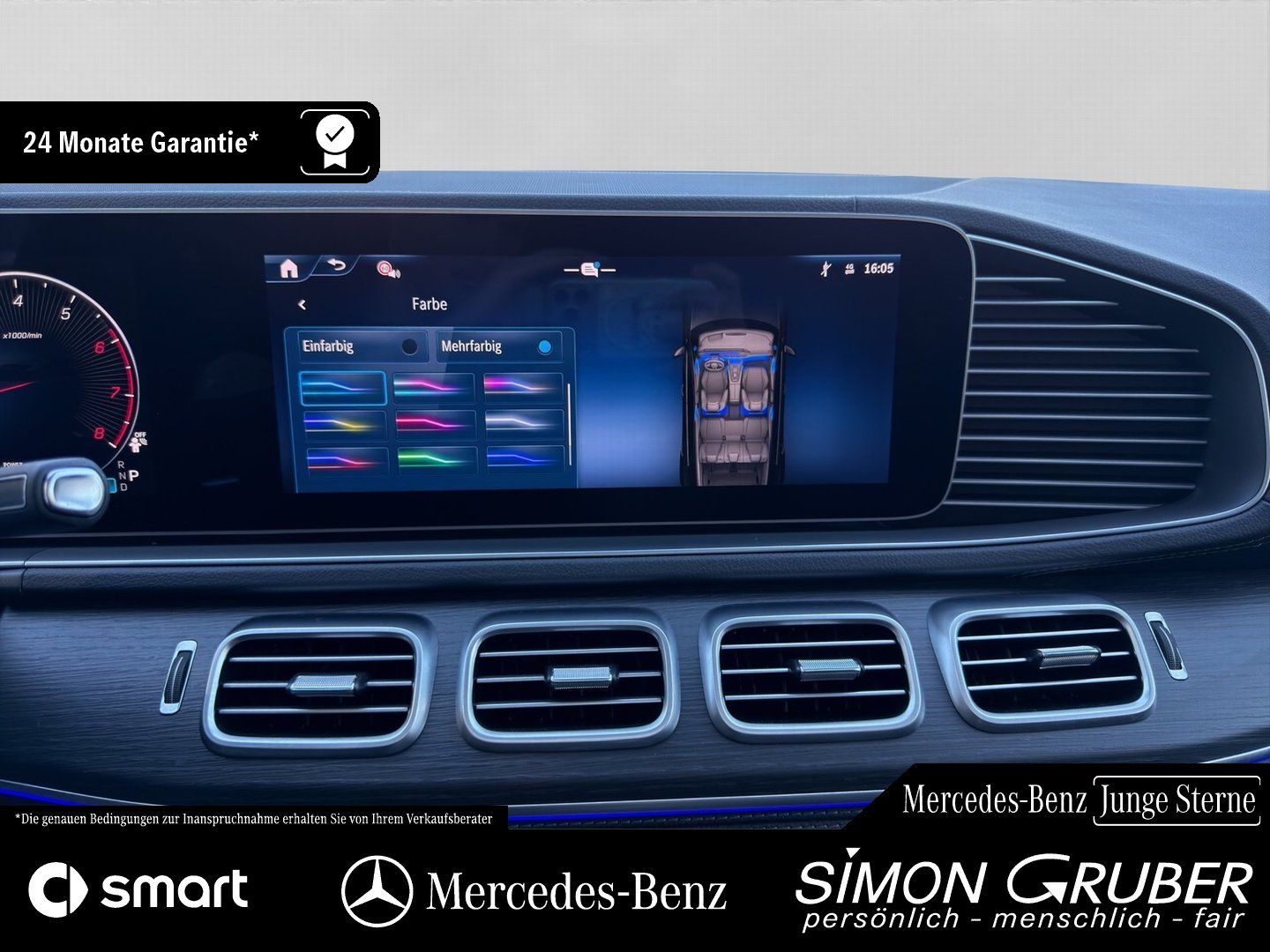 Fahrzeugabbildung Mercedes-Benz GLE 450 4M AMG Night Pano Standhzg Burm Airmatic