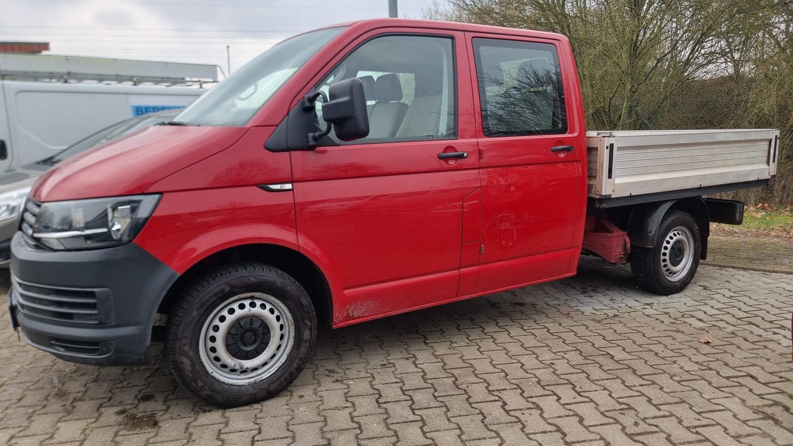 Volkswagen T6 TRANSPORTER LKW Pritsche Doka KLIMA+Standhzg.