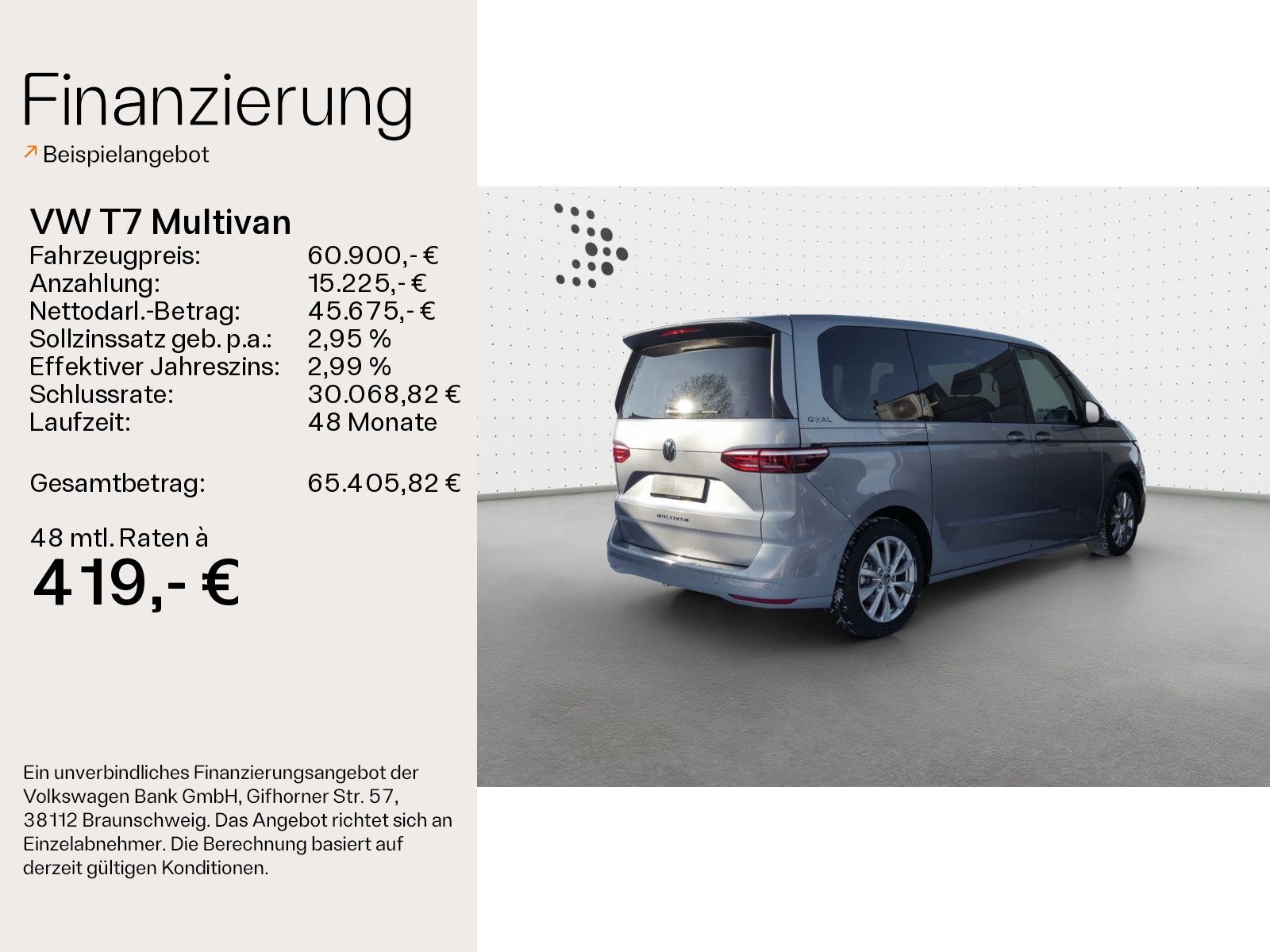 Volkswagen T7 Multivan GOAL TDI DSG *IQ*Pano*Navi*AHK* imagem 2