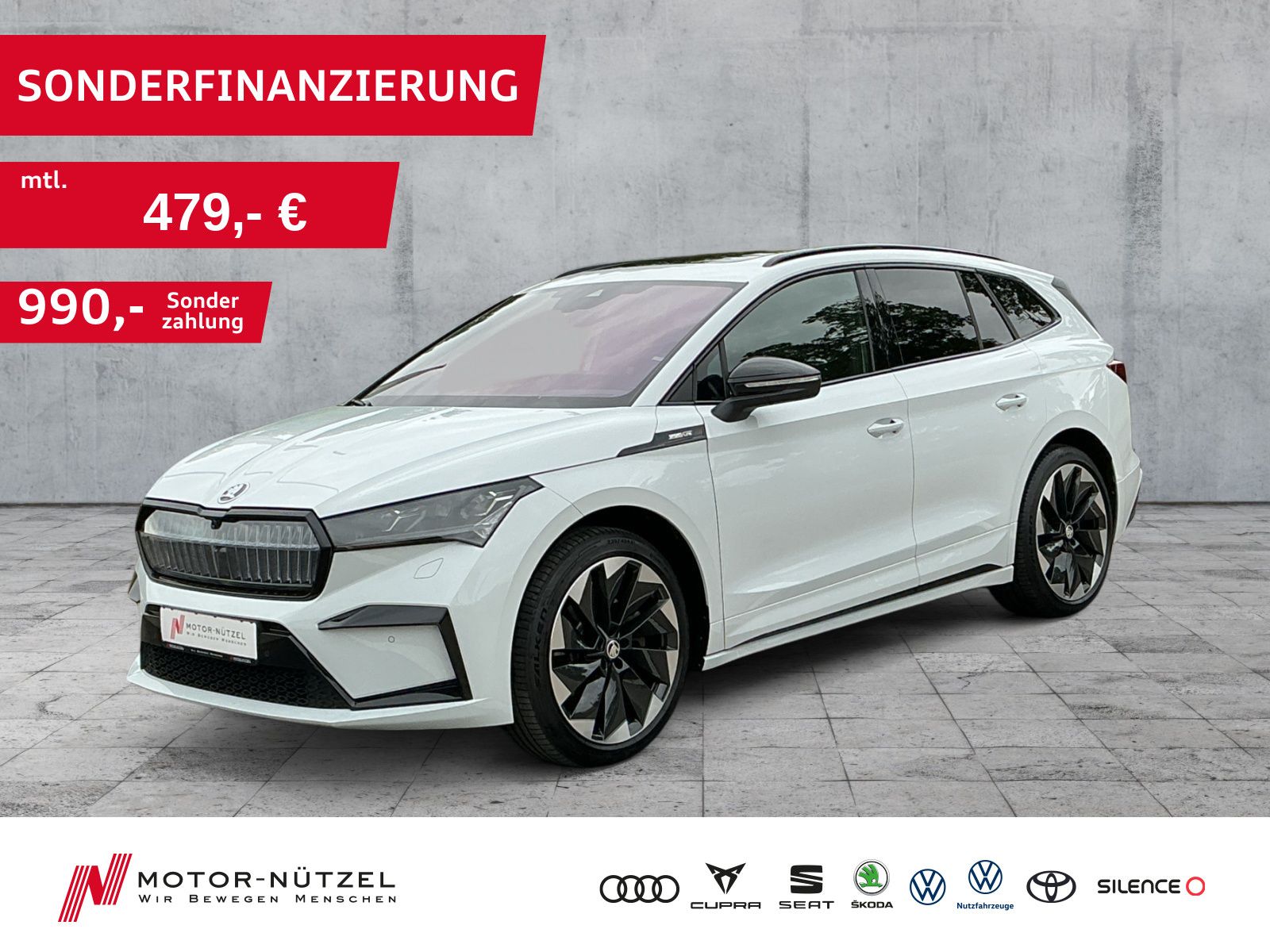 Skoda Enyaq iV 80x Sportline LEDER+AHK+PANO+360°+WäPu