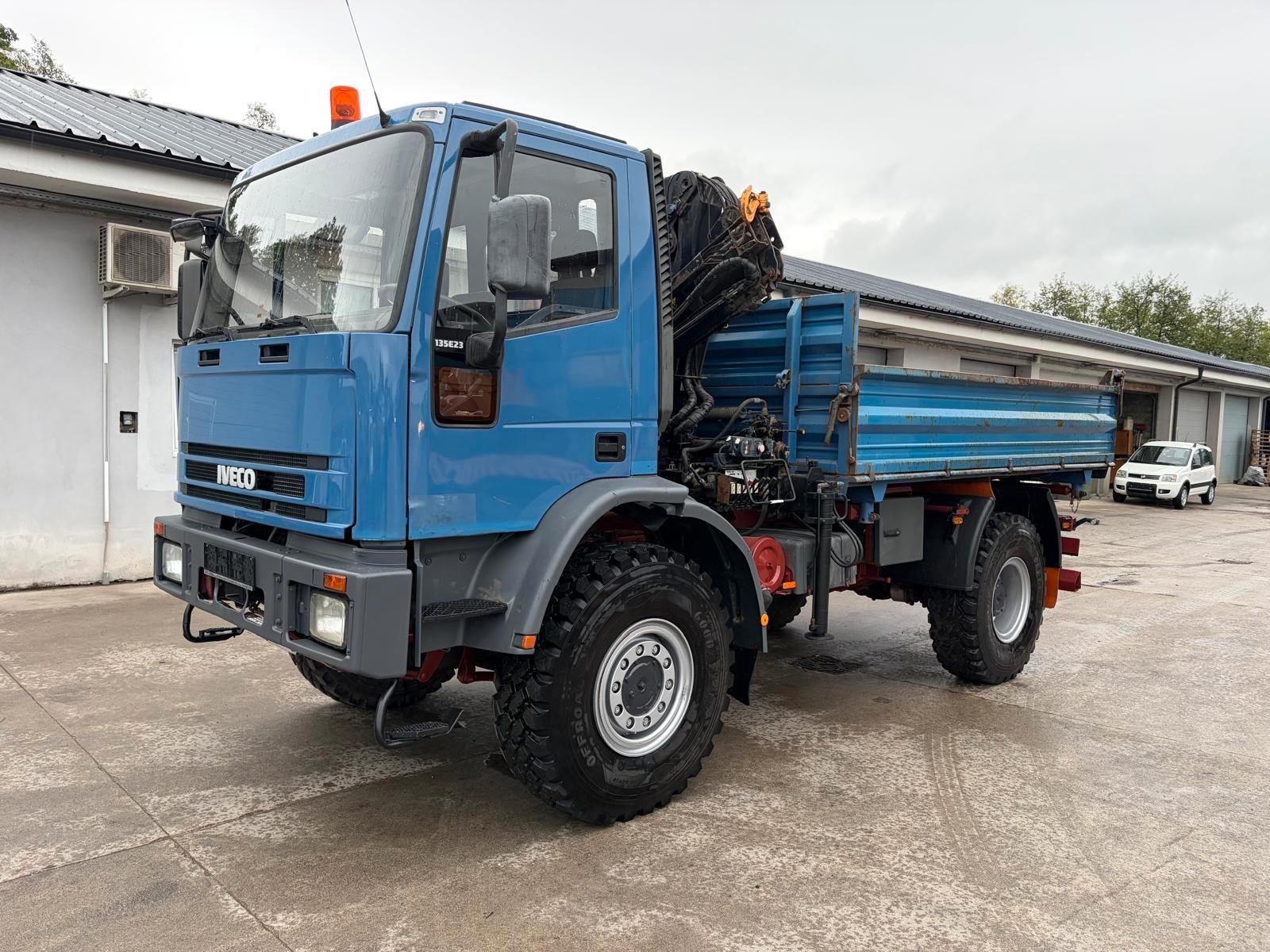 Iveco ML135E23 4X4 HIAB 060 FUNK + KIPER