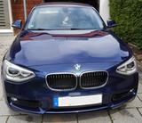 BMW 118i -blau metallic, Leder schwarz - BMW 118: Blau, Metallic