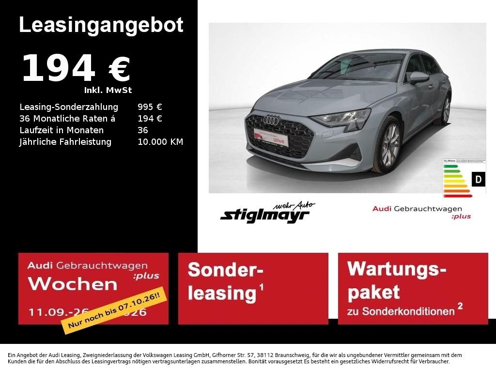 Audi A3 Sportback advanced 35 TDI ACC+KAMERA+NAVI+17`