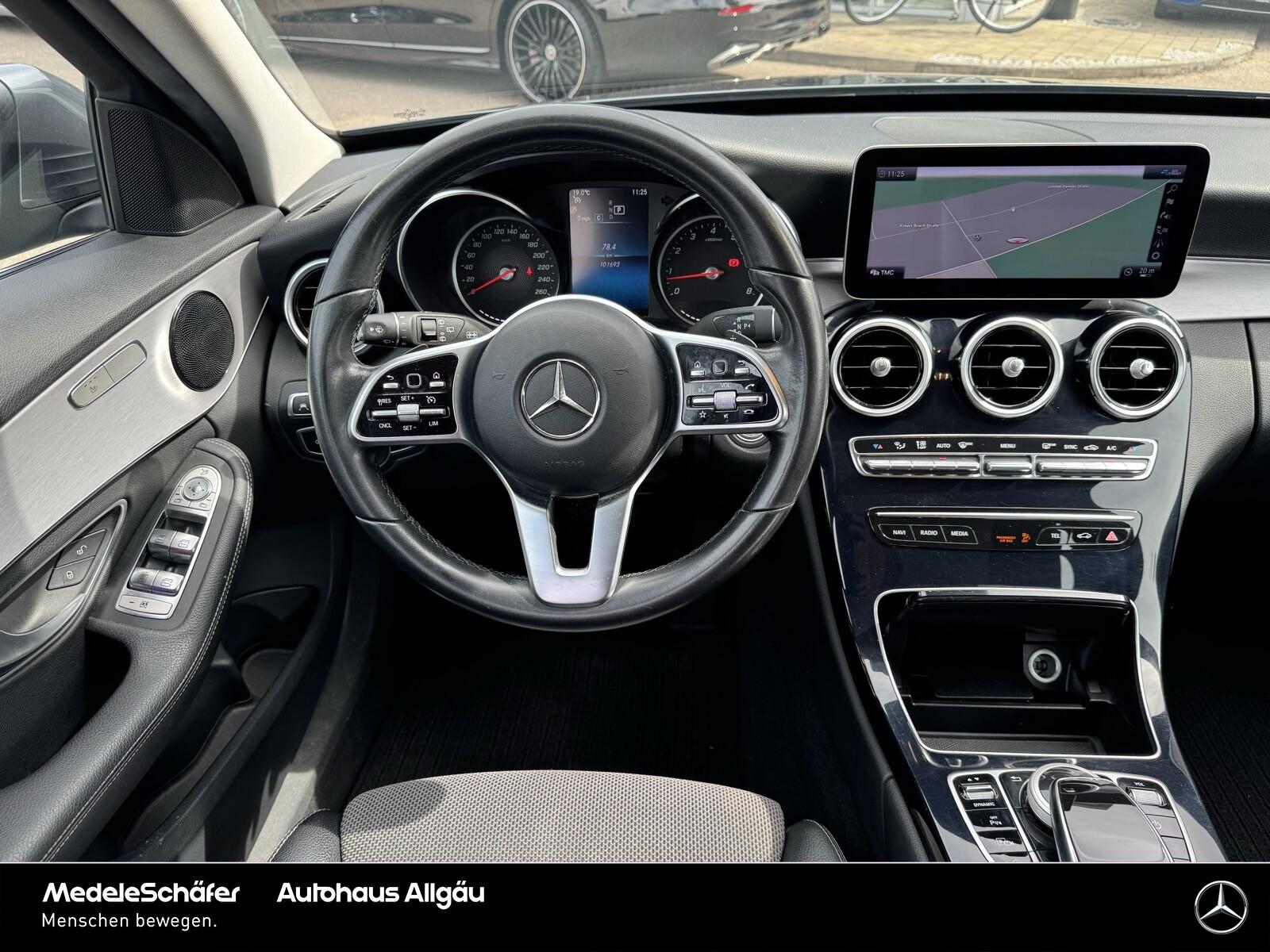 Mercedes-Benz C-Class T Avantgarde 9G LED AHK Kam Totwin Komfort, миниатюра 10