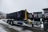 Müller-Mitteltal 20 to. Tandem Haken-Containeranh. mit Container - Pkw-Anhänger Tandem
